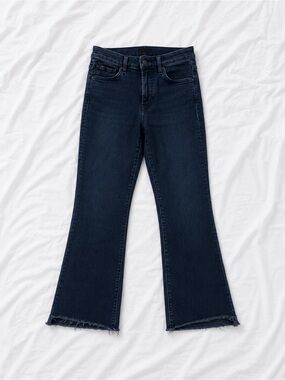 MOTHER PETITES The Lil Insider Crop Step Fray